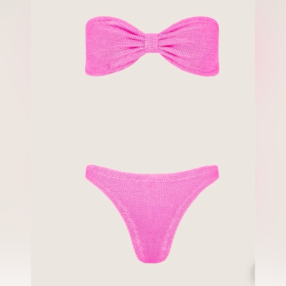 NWT Hunza G Tina bikini set in bubblegum - Picture 4 of 8